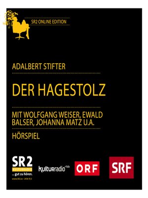 cover image of Der Hagestolz